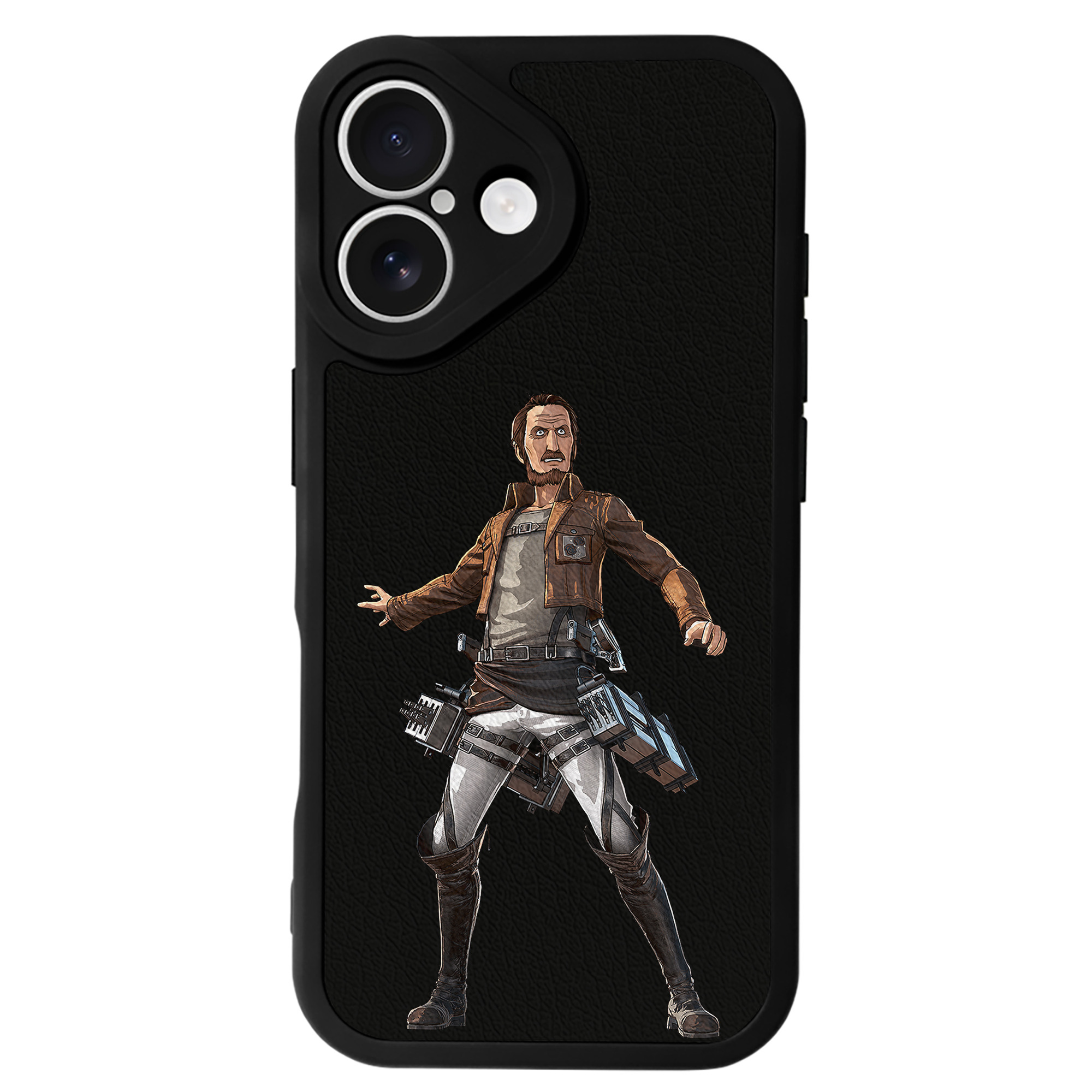 （画像用） 進撃の巨人 Attack on Titan 【iPhone 16シリーズ対応】シリコンスマホケース（レザー調） 材質：シリコン